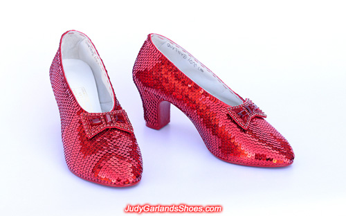 Extraordinary pair of ruby slippers