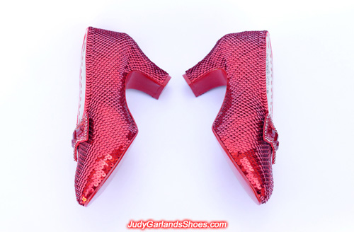 Extraordinary pair of ruby slippers