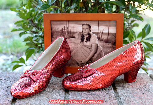 Final photos of this high quality pair of ruby slippers