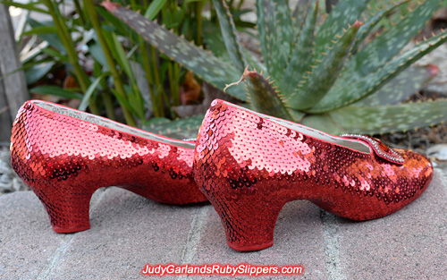 Final photos of this high quality pair of ruby slippers