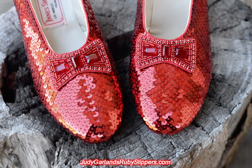 Final photos of this high quality pair of ruby slippers