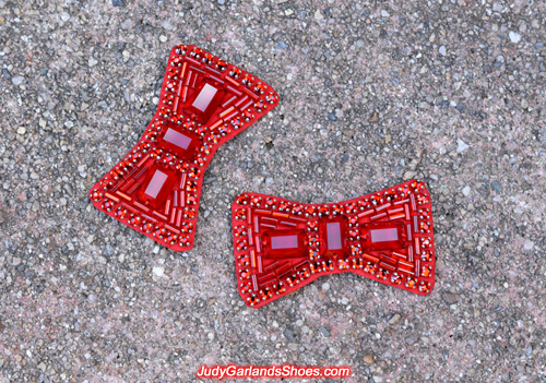 Hand-sewn ruby slipper bows