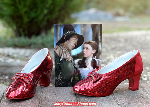 Home stretch with Judy Garland's ruby slippers project