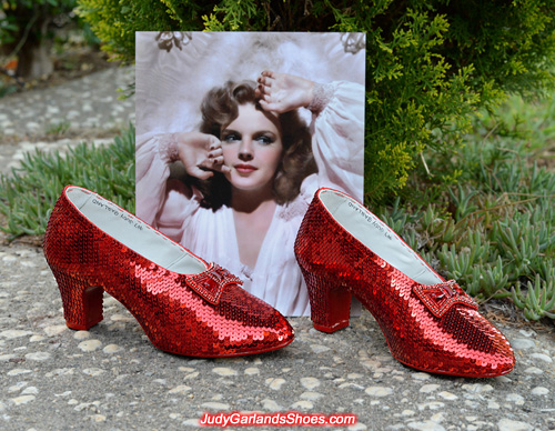Judy Garland's ruby slippers crafted in October, 2017