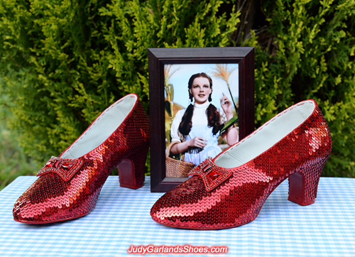 Judy Garland's ruby slippers crafted in October, 2017