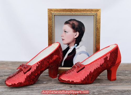 Judy Garland's ruby slippers creation reaches home stretch