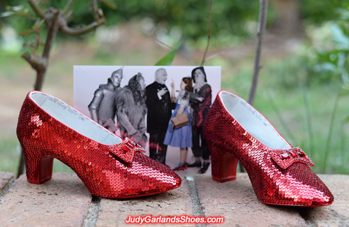 Judy Garland's ruby slippers is finished