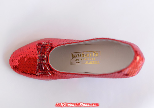 Judy Garland's ruby slippers is finished