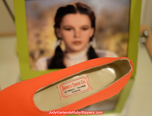 Judy Garland's size 5B custom-made shoes