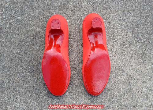 Judy Garland's size 5B custom-made shoes