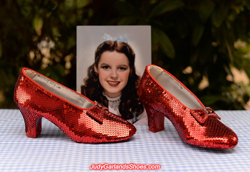 Judy Garland's size 5B ruby slippers