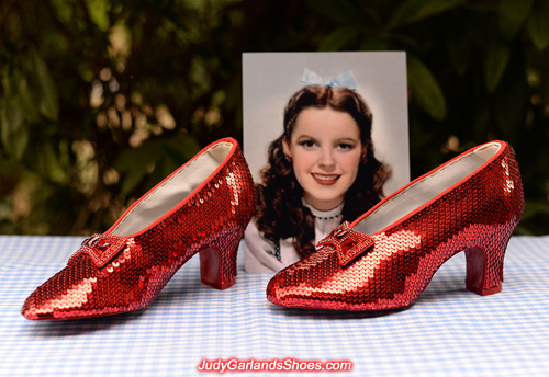 Judy Garland's size 5B ruby slippers