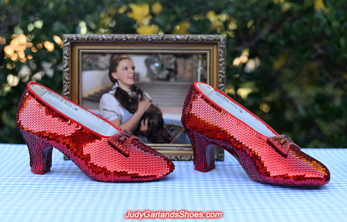 Judy Garland's size 5B ruby slippers