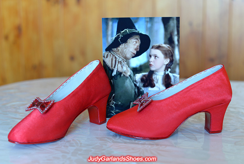 Judy Garland's size 5B shoes made from scratch