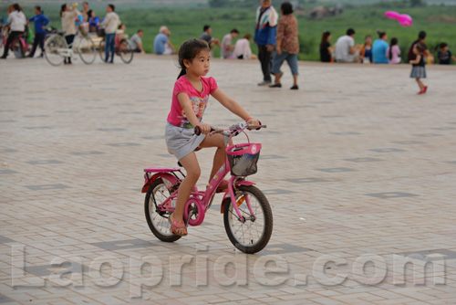 Mekong riverside in Vientiane, Laos