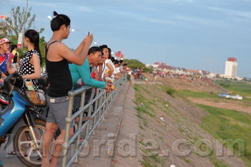 Mekong riverside in Vientiane, Laos