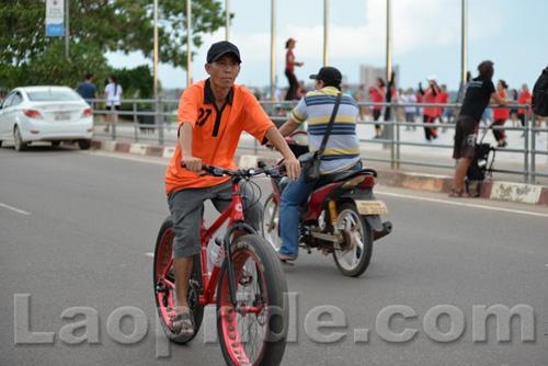 Mekong riverside in Vientiane, Laos