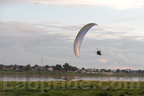 Mekong riverside in Vientiane, Laos