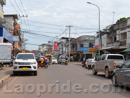 Motorbike accident in Dongpalane, Vientiane, Laos