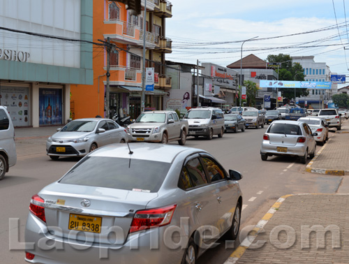 Motorbike accident in Dongpalane, Vientiane, Laos