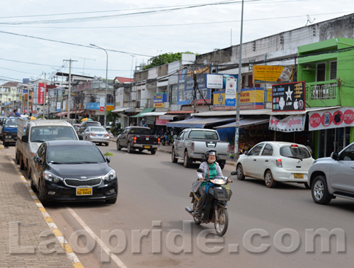 Motorbike accident in Dongpalane, Vientiane, Laos