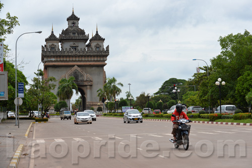 Patuxay Monument in Vientiane, Laos