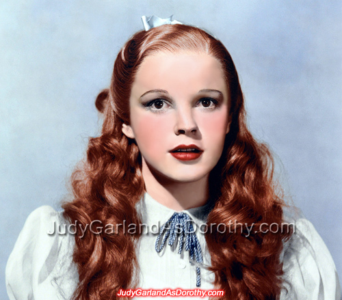 Portrait photos of stunning beauty Judy Garland as Dorothy