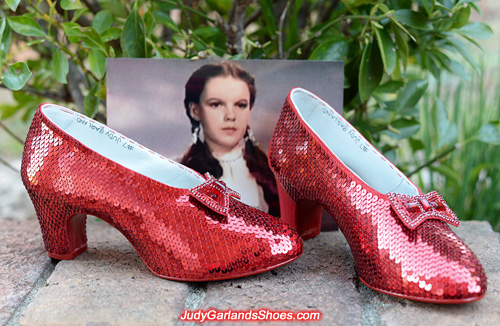 Size 5B ruby slippers is taking shape