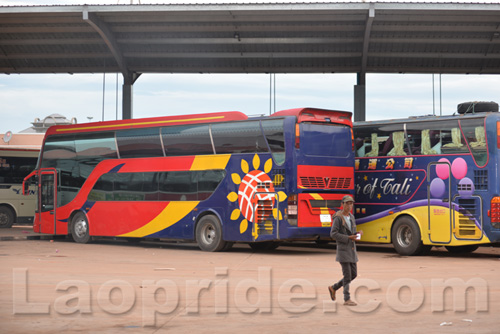 Southern Bus Station in Vientiane, Laos