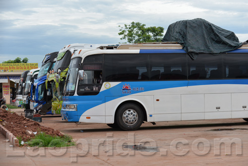 Southern Bus Station in Vientiane, Laos