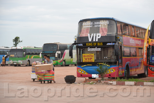 Southern Bus Station in Vientiane, Laos