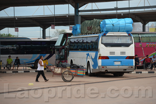 Southern Bus Station in Vientiane, Laos