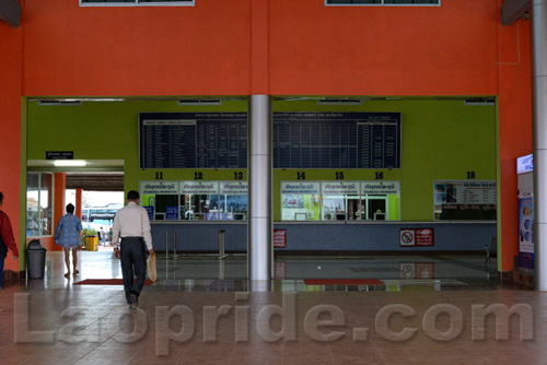 Southern Bus Station in Vientiane, Laos