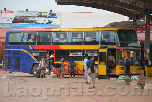 Southern Bus Station in Vientiane, Laos