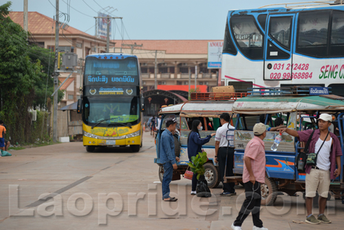 Southern Bus Station in Vientiane, Laos