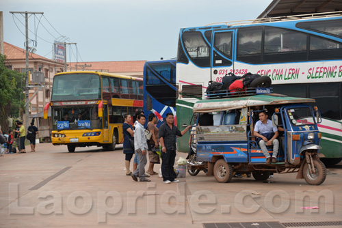 Southern Bus Station in Vientiane, Laos