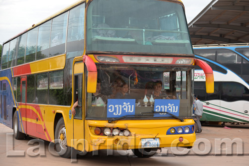 Southern Bus Station in Vientiane, Laos