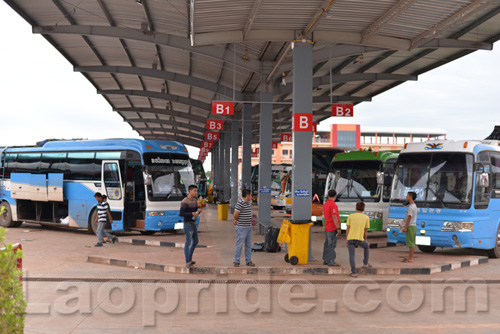 Southern Bus Station in Vientiane, Laos