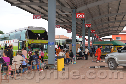 Southern Bus Station in Vientiane, Laos