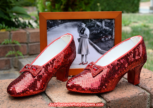 Stunning pair of Judy Garland's ruby slippers