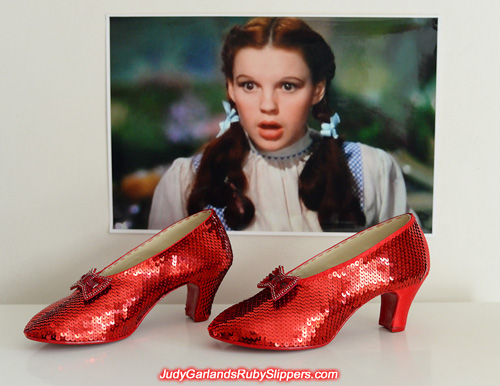 The ruby slippers are nearing completion