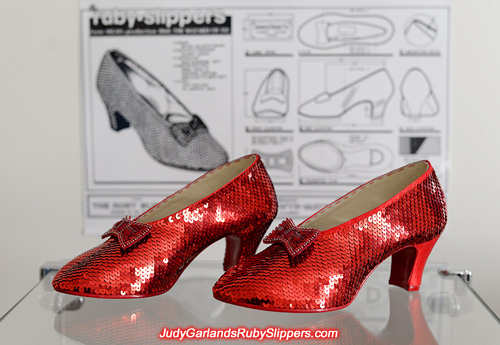 The ruby slippers are nearing completion