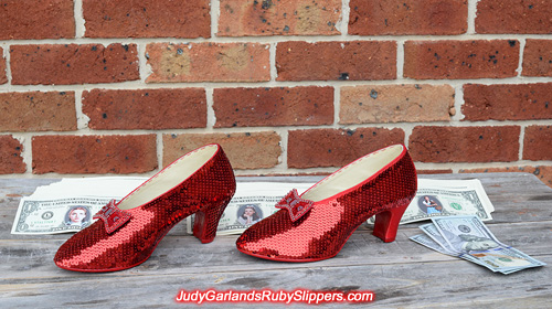 The ruby slippers are nearing completion