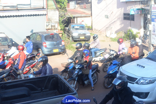 Traffic in Vientiane is getting worse