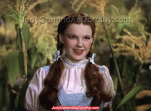 16-year-old Judy Garland as Dorothy in The Wizard of Oz