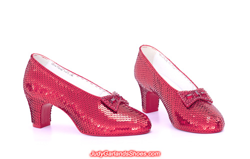 80th anniversary commemorative ruby slippers crafted in January, 2019