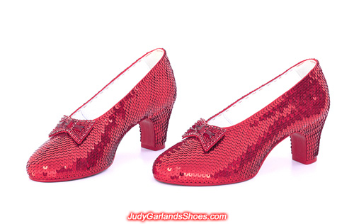 80th anniversary commemorative ruby slippers crafted in January, 2019