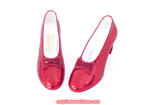 80th anniversary commemorative ruby slippers crafted in January, 2019