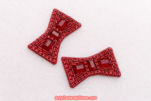 Authentic hand-sewn ruby slipper bows