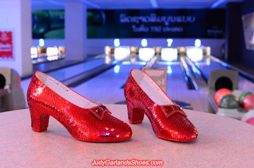 Beautiful pair of size 5B hand-sewn ruby slippers